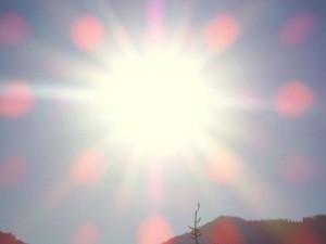 Mt.Shasta sunshine overlighted by St.Germain